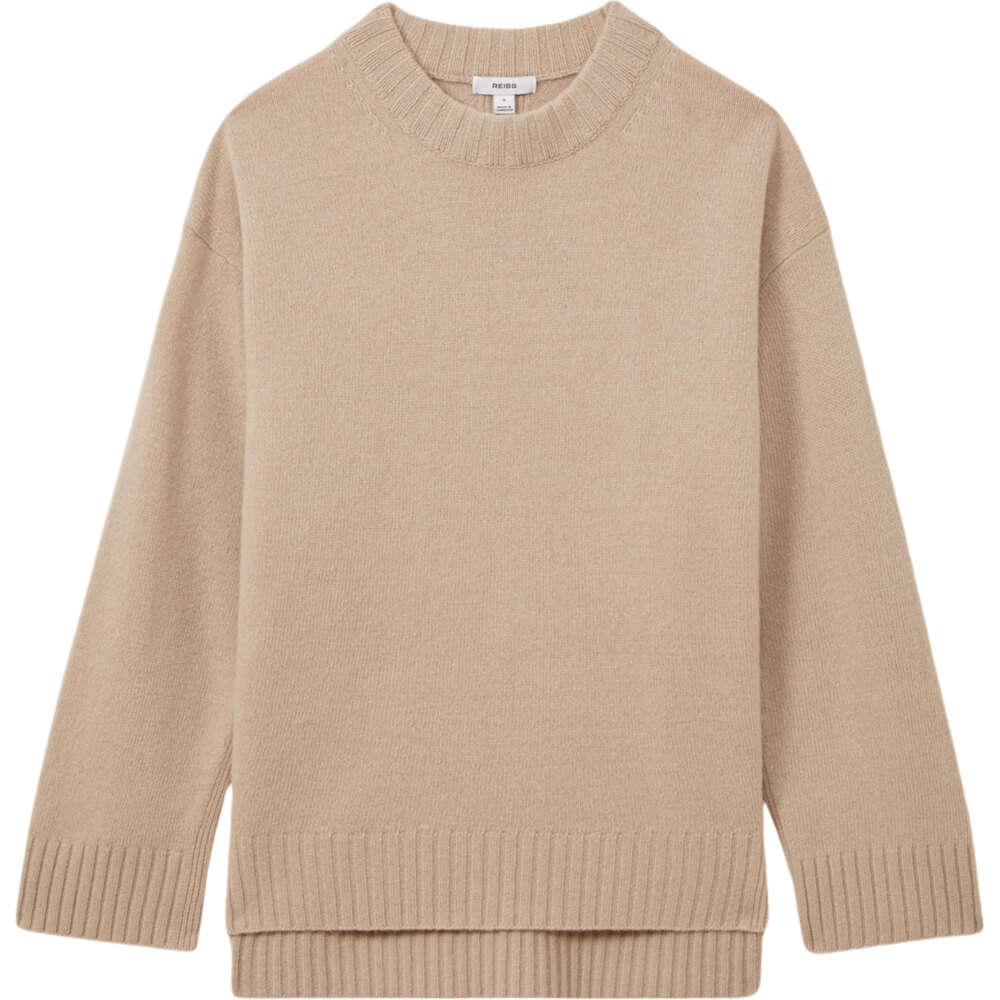 REISS ELENA Wool Cashmere Crew Neck Jumper